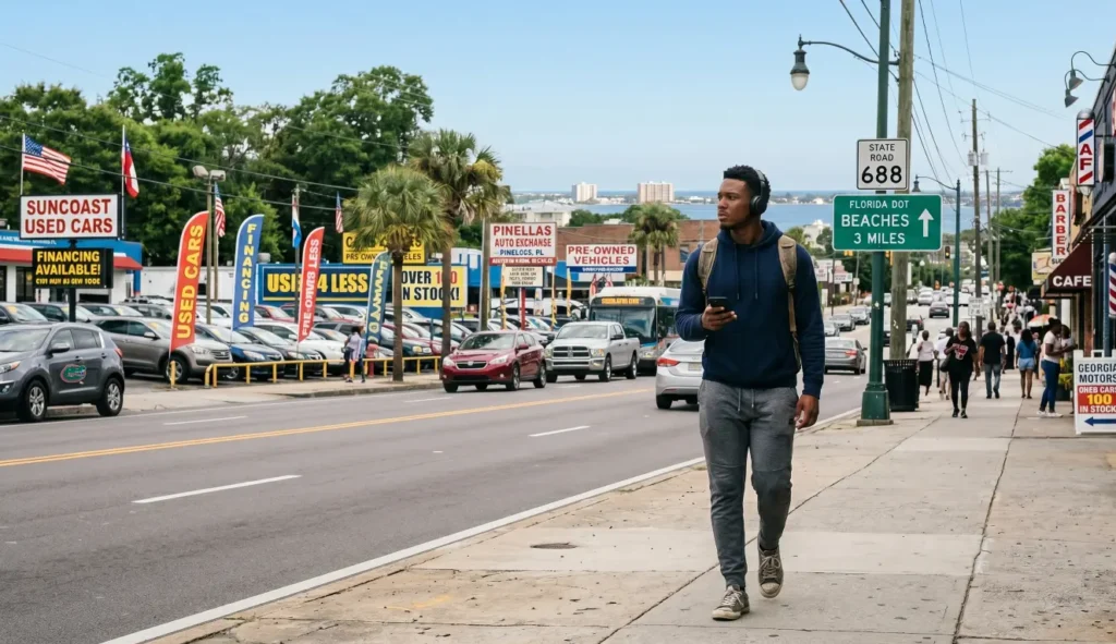 Looking for a trustworthy used car lot near me? Learn review cues, pricing questions, BHPH red flags, and what to ask before visiting a dealer.