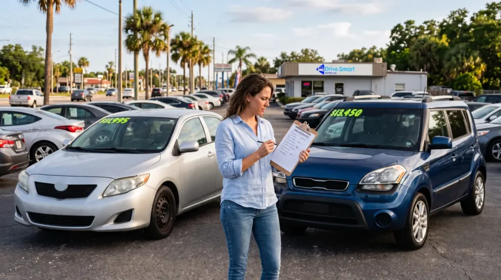 How to Compare Two Used Cars When Every Dollar Matters 1 Compare used cars on a budget by weighing condition, financing, fuel, insurance, maintenance, and daily needs before choosing the smarter fit.